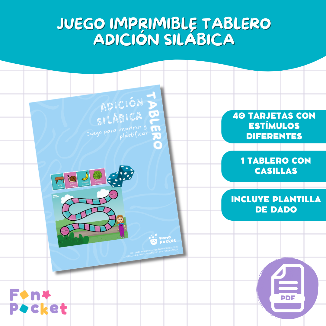 Tablero adición silábica
