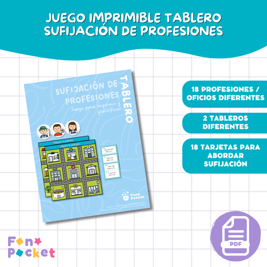 Tablero Sufijación de profesiones
