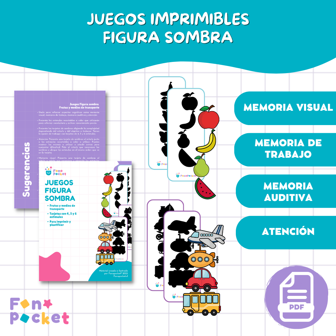 Juego habilidades cognitivas Figura sombra 2