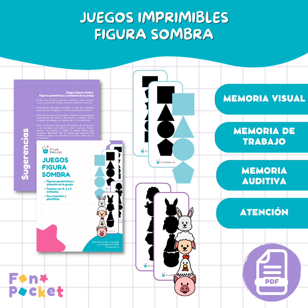 Juego habilidades cognitivas Figura sombra 1