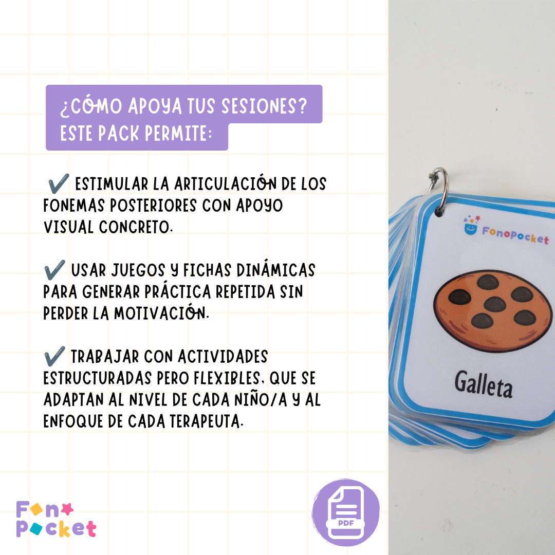 Pack fonemas velares