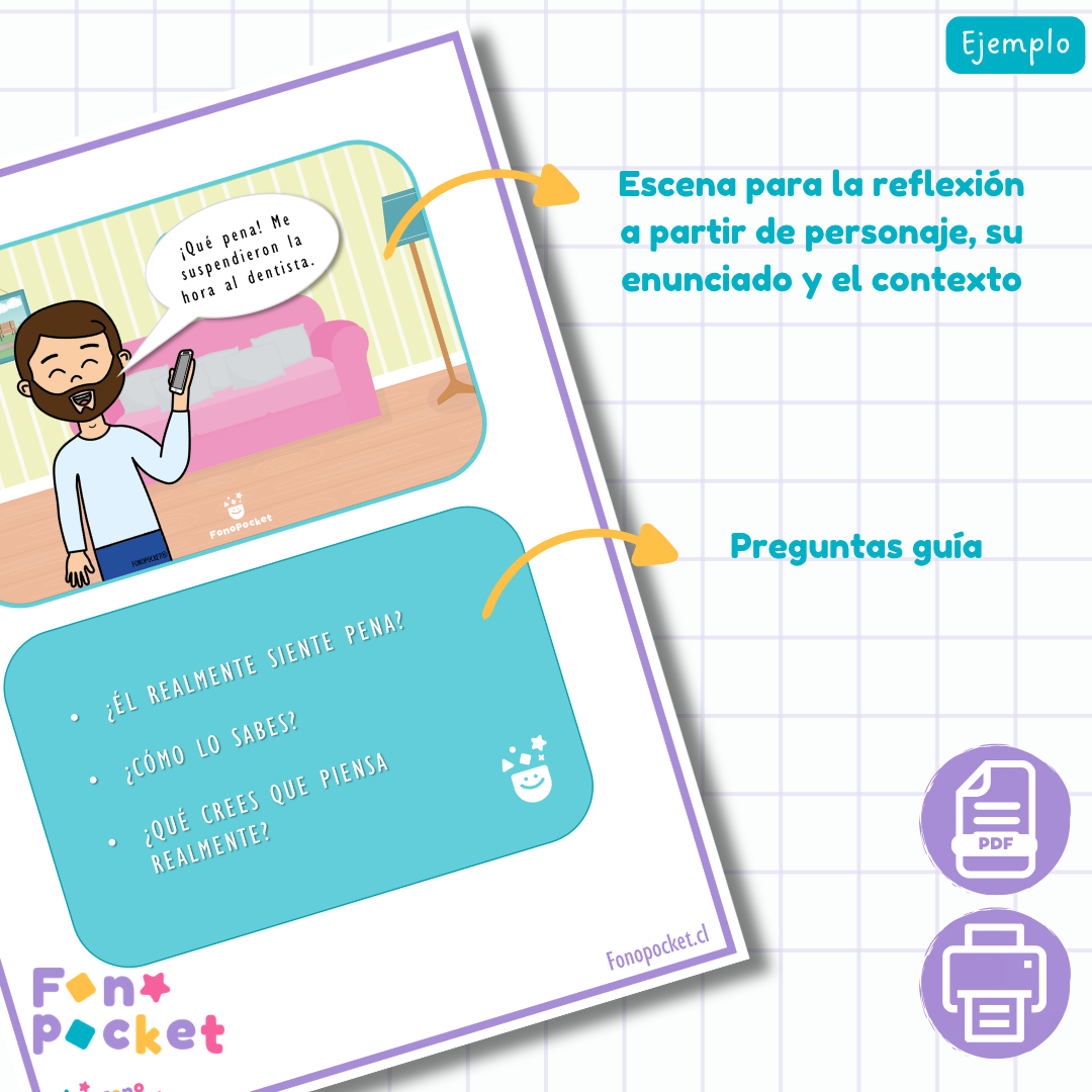 Tarjetas comprensión de ironías