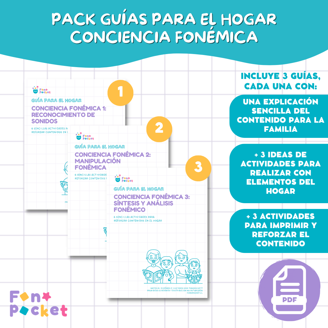 Pack guías conciencia fonémica