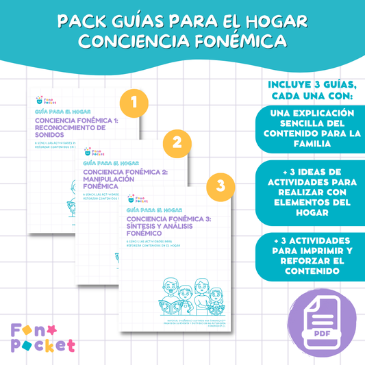 Pack guías conciencia fonémica