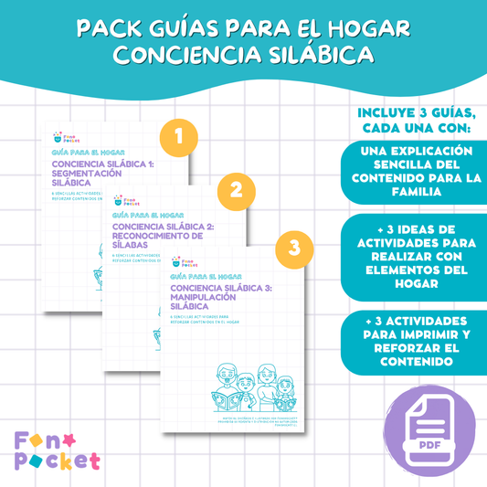 Pack guías conciencia silábica