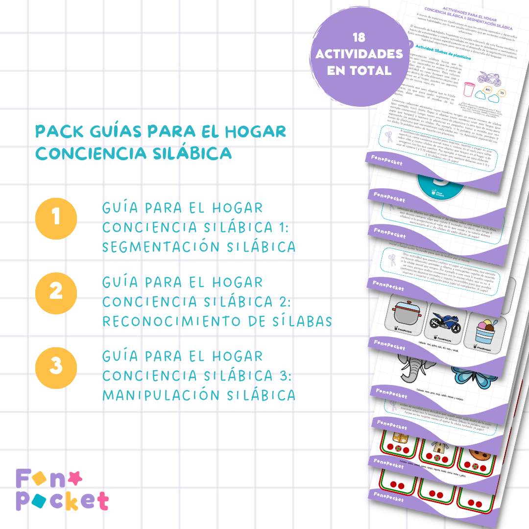 Pack guías conciencia silábica