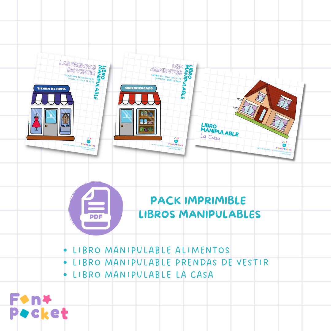 Pack libros manipulables