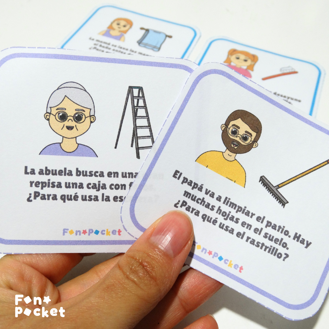 Láminas función de objetos