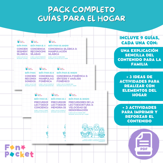 Pack guías para el hogar