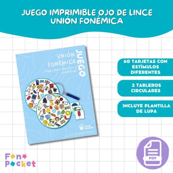 JUEGO UNIÓN FONÉMICA FONOPOCKET