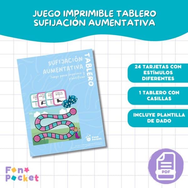 TABLERO SUFIJACIÓN AUMENTATIVA FONOPOCKET