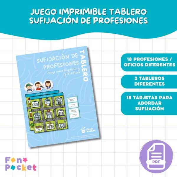 TABLERO SUFIJACIÓN DE PROFESIONES FONOPOCKET