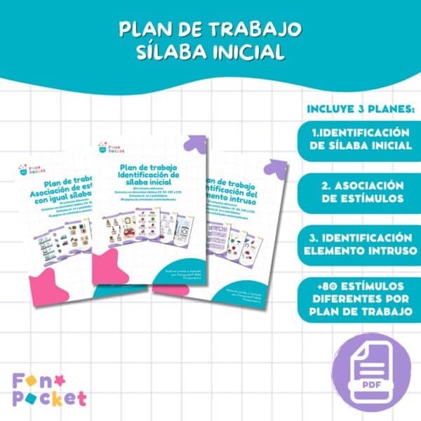 PLAN DE TRABAJO SÍLABA INICIAL FONOPOCKET