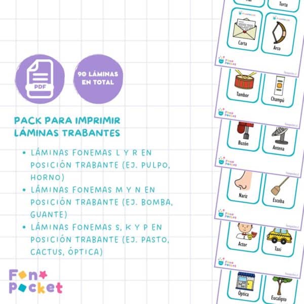 Pack para imprimir Láminas trabantes - Imagen 2