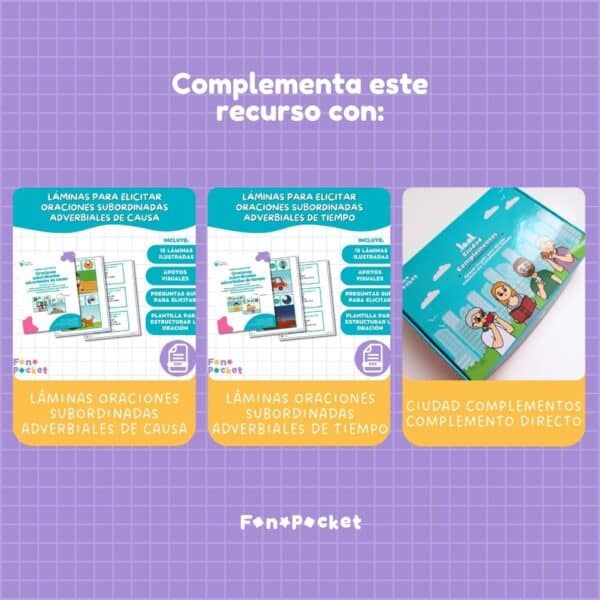 Láminas para elicitar oraciones subordinadas adverbiales de finalidad - Imagen 8