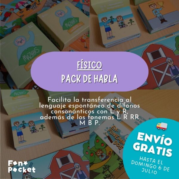 material fonoaudiológico envío gratis