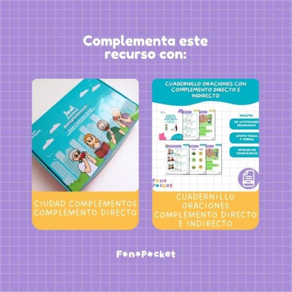 Cuadernillo oraciones con complemento circunstancial de instrumento y de lugar - Imagen 5