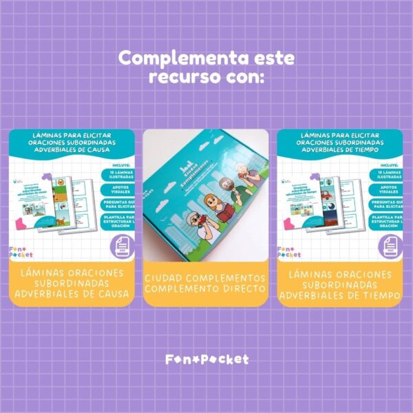 Cuadernillo oraciones con complemento circunstancial de instrumento y de lugar - Imagen 5