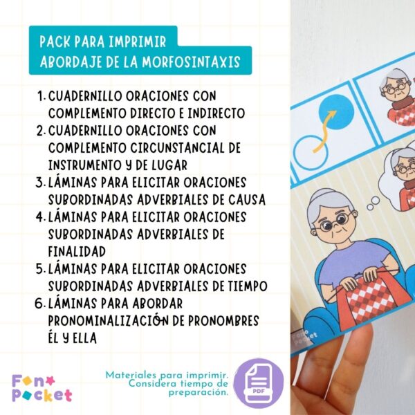 Pack Abordaje de la morfosintaxis - Imagen 2