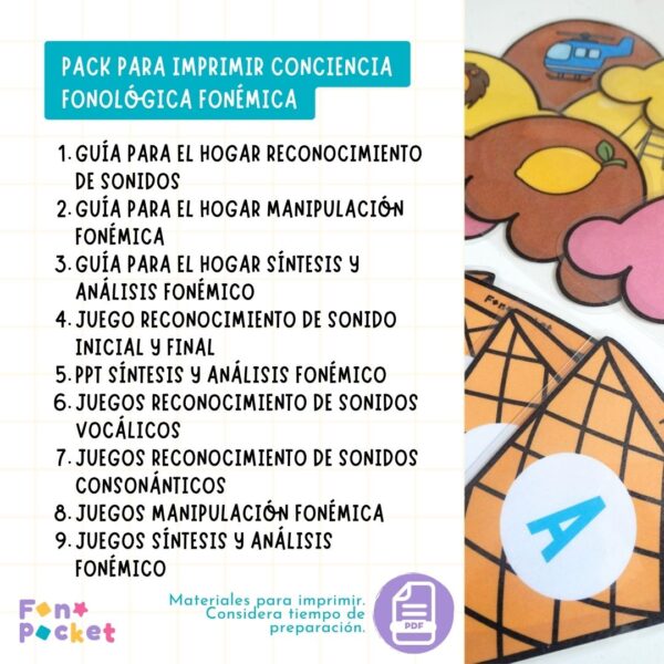 Pack Conciencia fonológica fonémica - Imagen 2