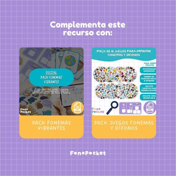 Pack Fonemas posteriores - Imagen 6