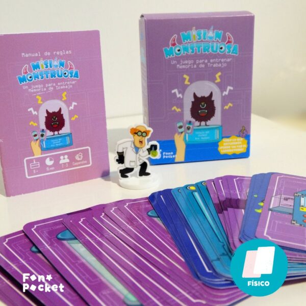 misión monstruosa un juego para entrenar funciones ejecutivas fonopocket
