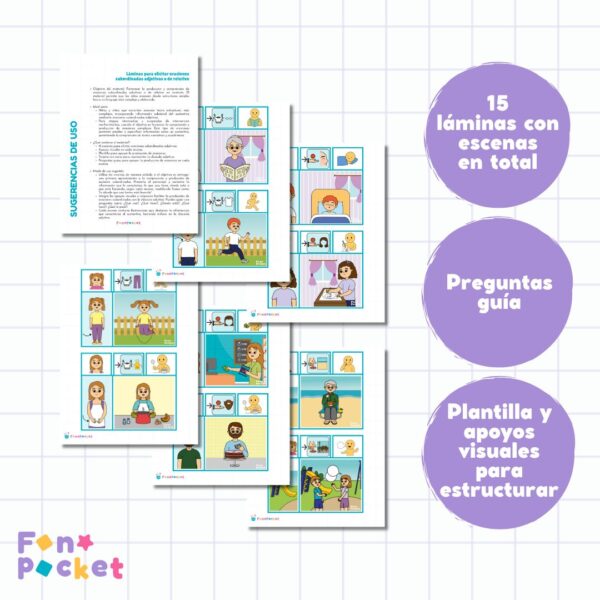 LÁMINAS PARA ELICITAR oraciones subordinadas adjetivas fonopocket (2)