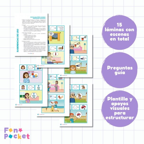 LÁMINAS PARA ELICITAR oraciones subordinadas sustantivas fonopocket (2)