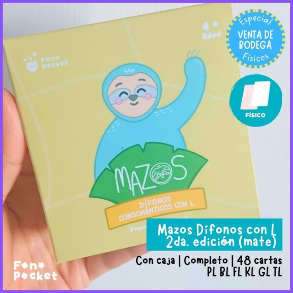 Mazos 48 tarjetas Dífonos con /l/ 2° Edición