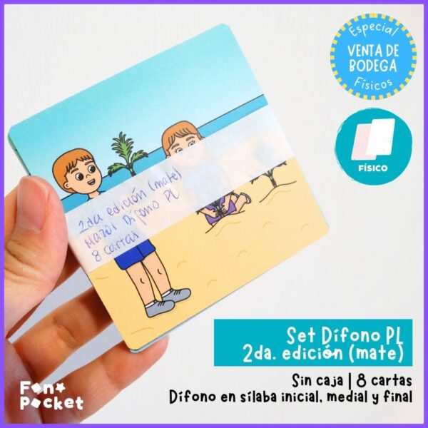 Set 8 tarjetas Dífono /pl/ 2° Edición