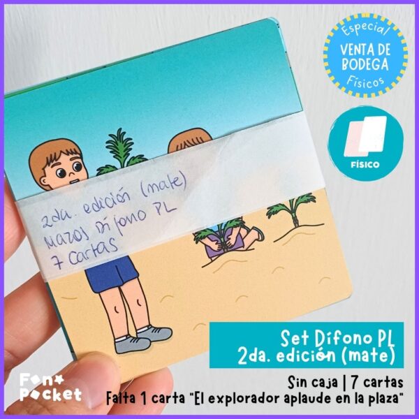 Set 7 tarjetas Dífono /pl/ 2° Edición