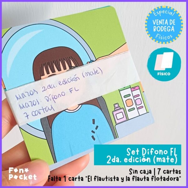 Set 7 tarjetas Dífono /fl/ 2° Edición