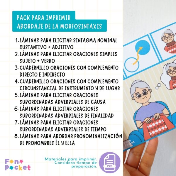 Pack Abordaje de la morfosintaxis - Imagen 2