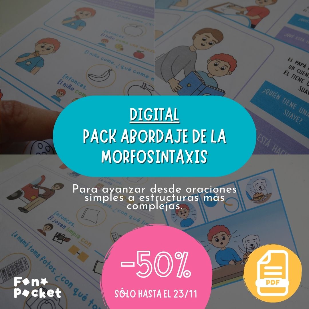 Material - Fonopocket Pack Abordaje de la morfosintaxis