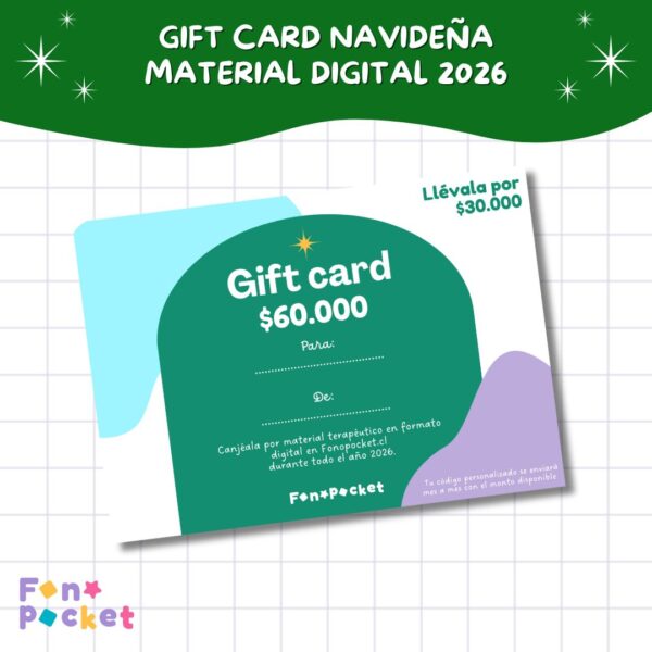 Material - Fonopocket gift card