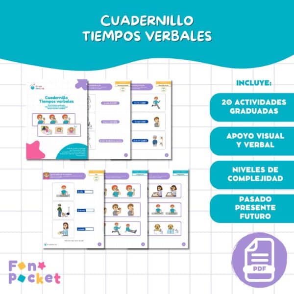 CUADERNILLO TIEMPOS VERBALES FONOPOCKET