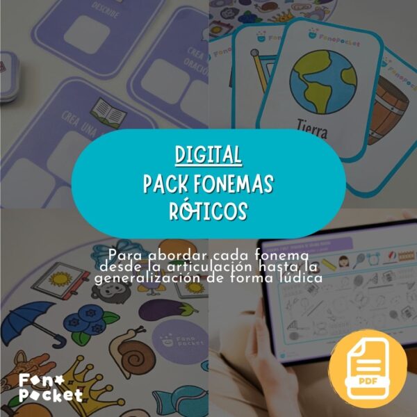 pack fonemas róticos intervención en fonética