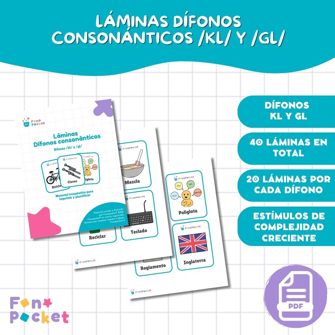 Material - Fonopocket dífonos consonánticos